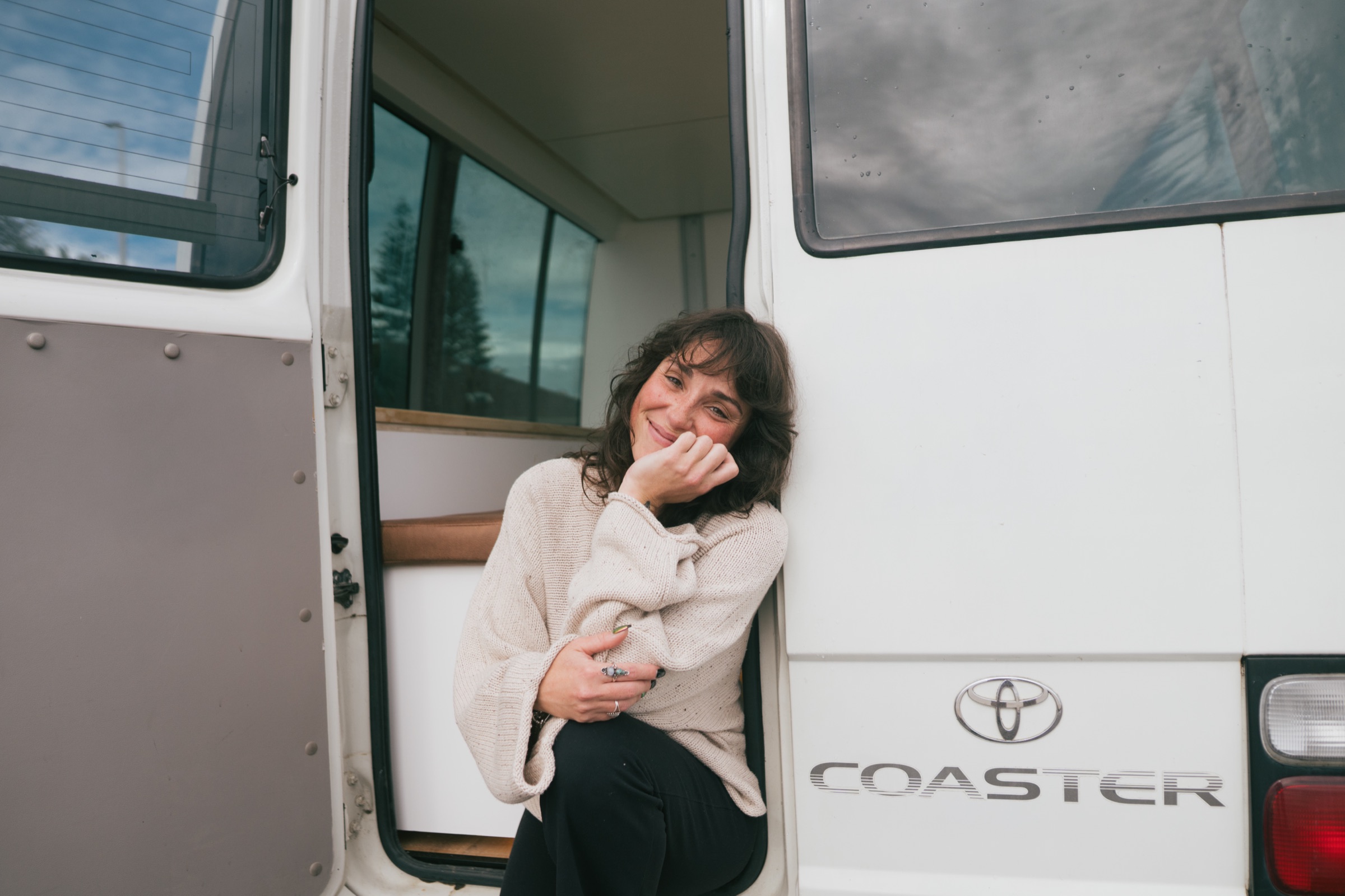 Abbey Toyota Coaster doorway